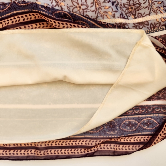 Whimsical Fairy Lace Dress Cream Boho Prairie Cottagecore Pretty Cute Large - Picture 8 of 16